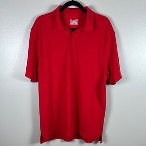 Men’s Under Armour Large Red Polo Shirt